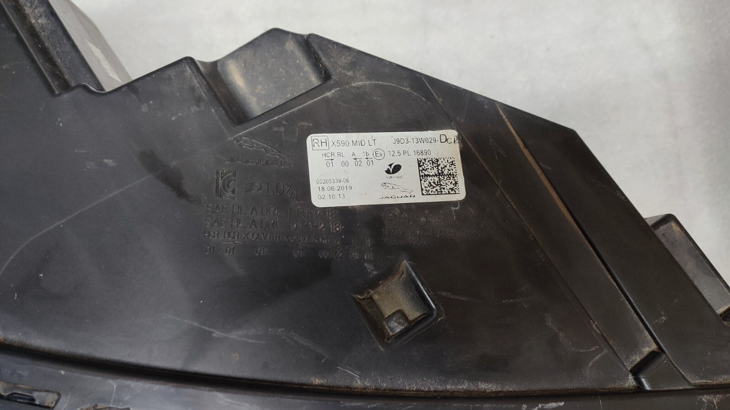 JAGUAR I PACE X590 DRIVER SIDE LED HEADLIGHT J9D3-13W029-DC jlr40