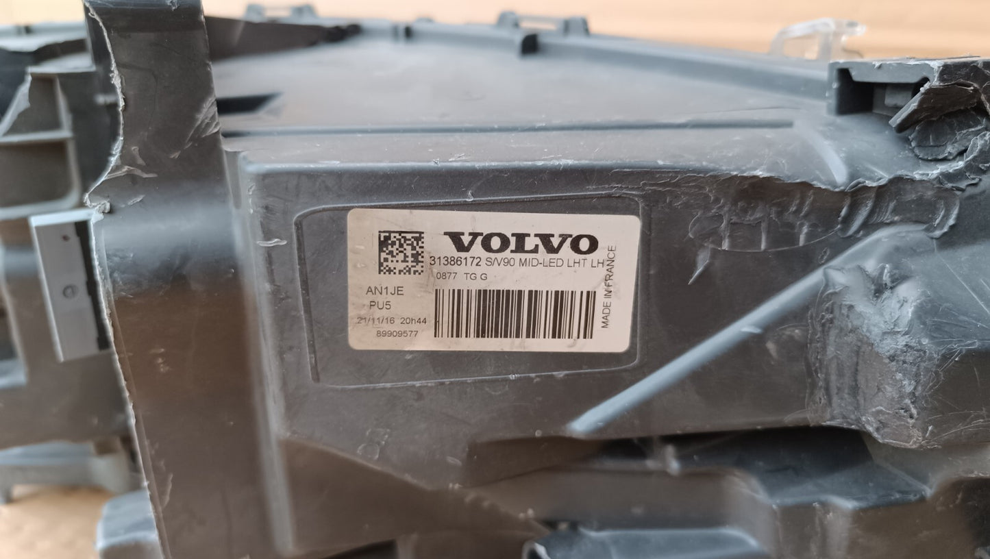 Genuine Volvo S90 S90 LED headlight 31386172 Front-Left