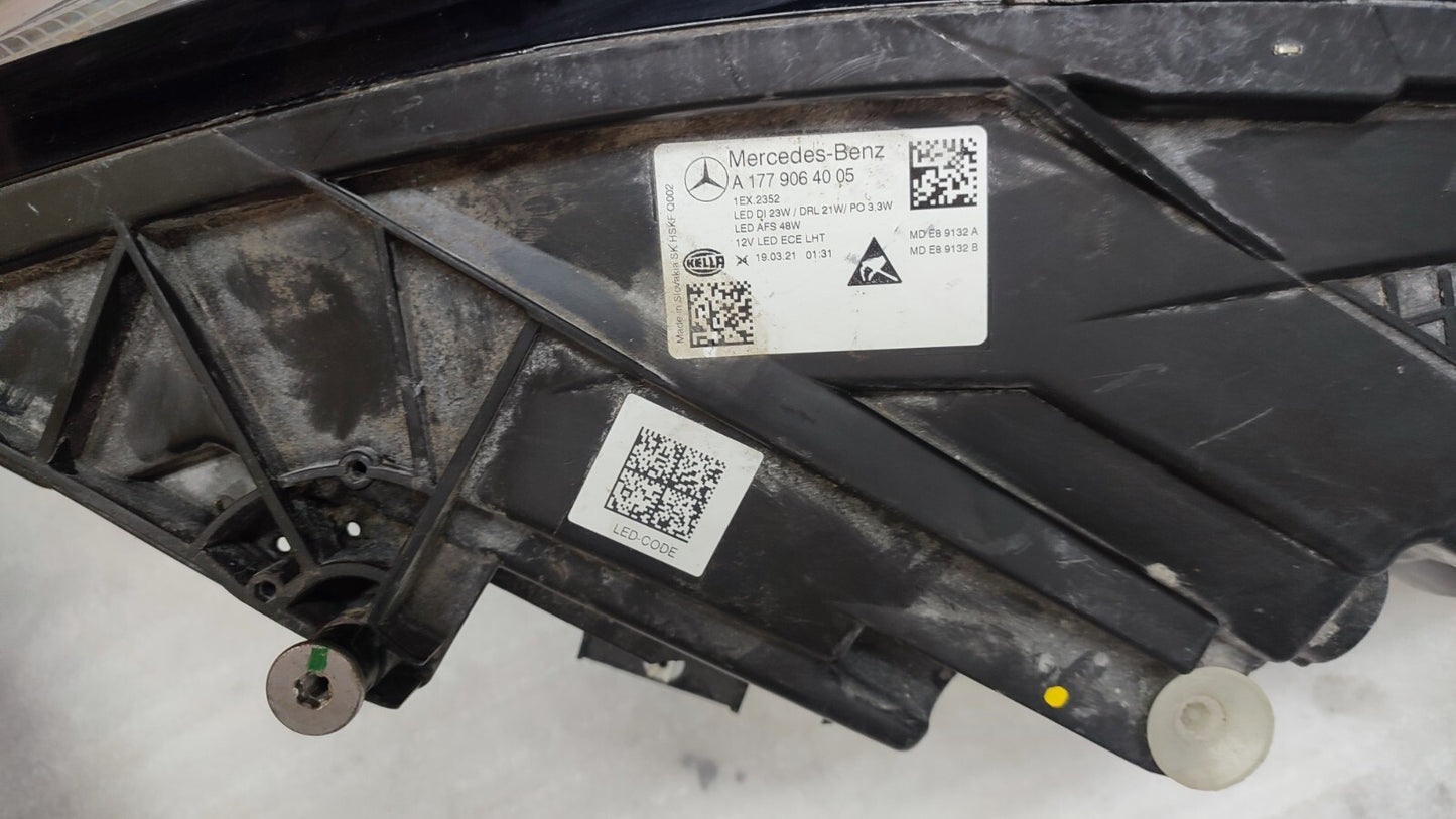 Mercedes A Class W177 Facelift LED O/S Right Headlight A1779064005 m17778