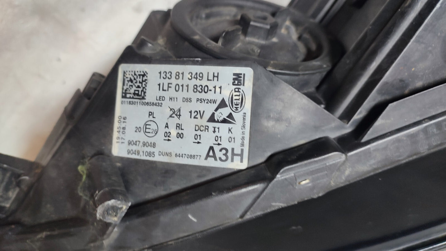 Vauxhall Corsa E VXR Left Passenger Xenon Headlight 1LF011830 13381349 vx99