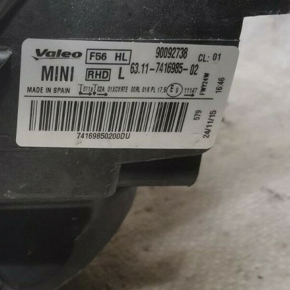 Mini Cooper Headlight headlamp F56 2014+ XENON LED Left Side BM5631