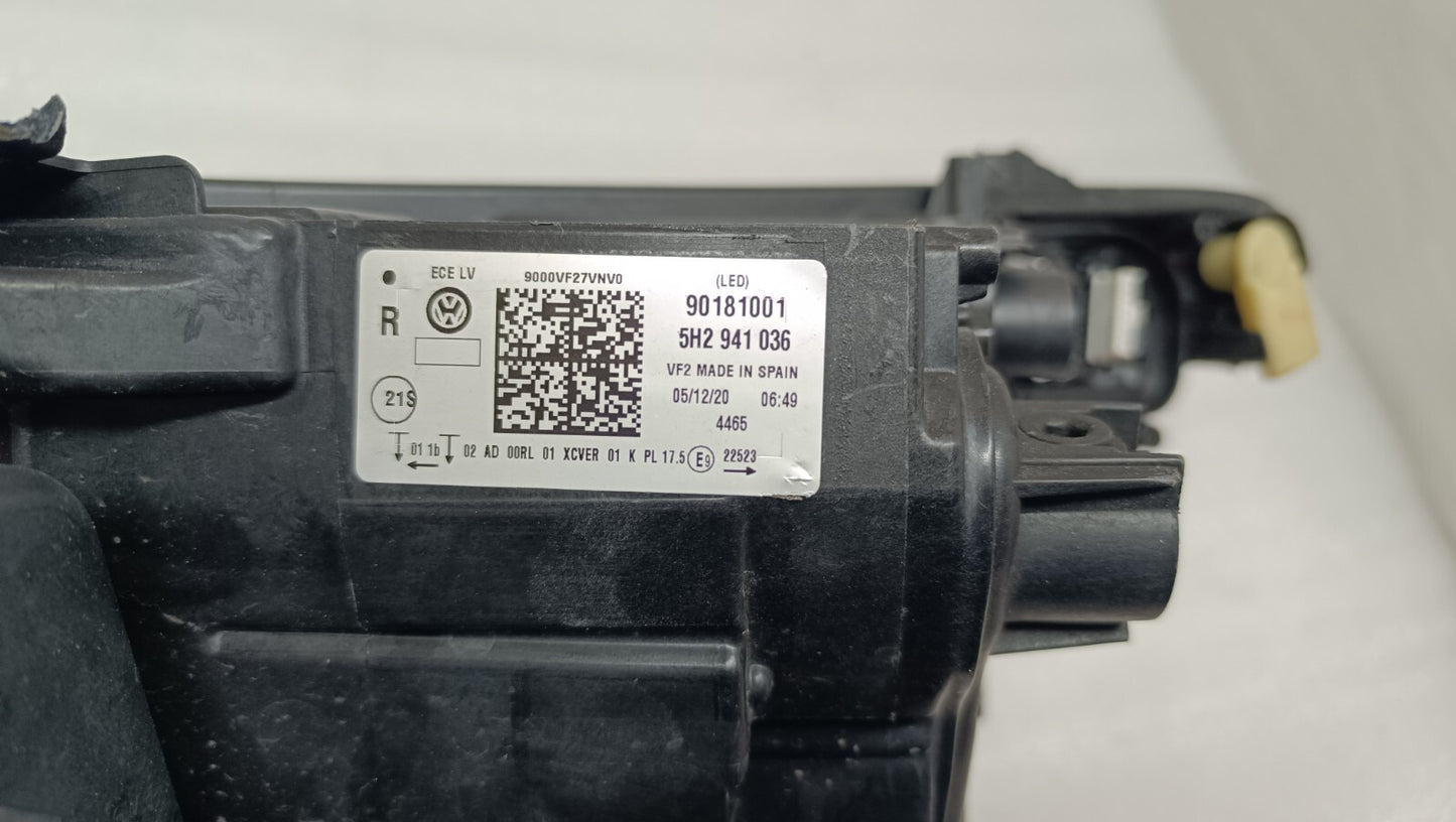 VOLKSWAGEN VW GOLF R LINE MK8 LED HEADLIGHT O/S DRIVER SIDE 5H2941036 vw180