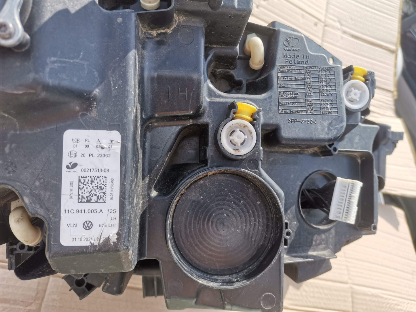 VOLKSWAGEN ID.4 ID4 20-2022 FRONT LEFT PASSENGER SIDE HEADLIGHT HEADLAMP VWI469