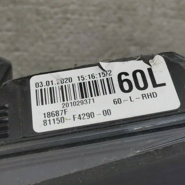 TOYOTA C-HR LEFT PASSENGER SIDE FULL LED HEADLIGHT 2020 2021 toch3