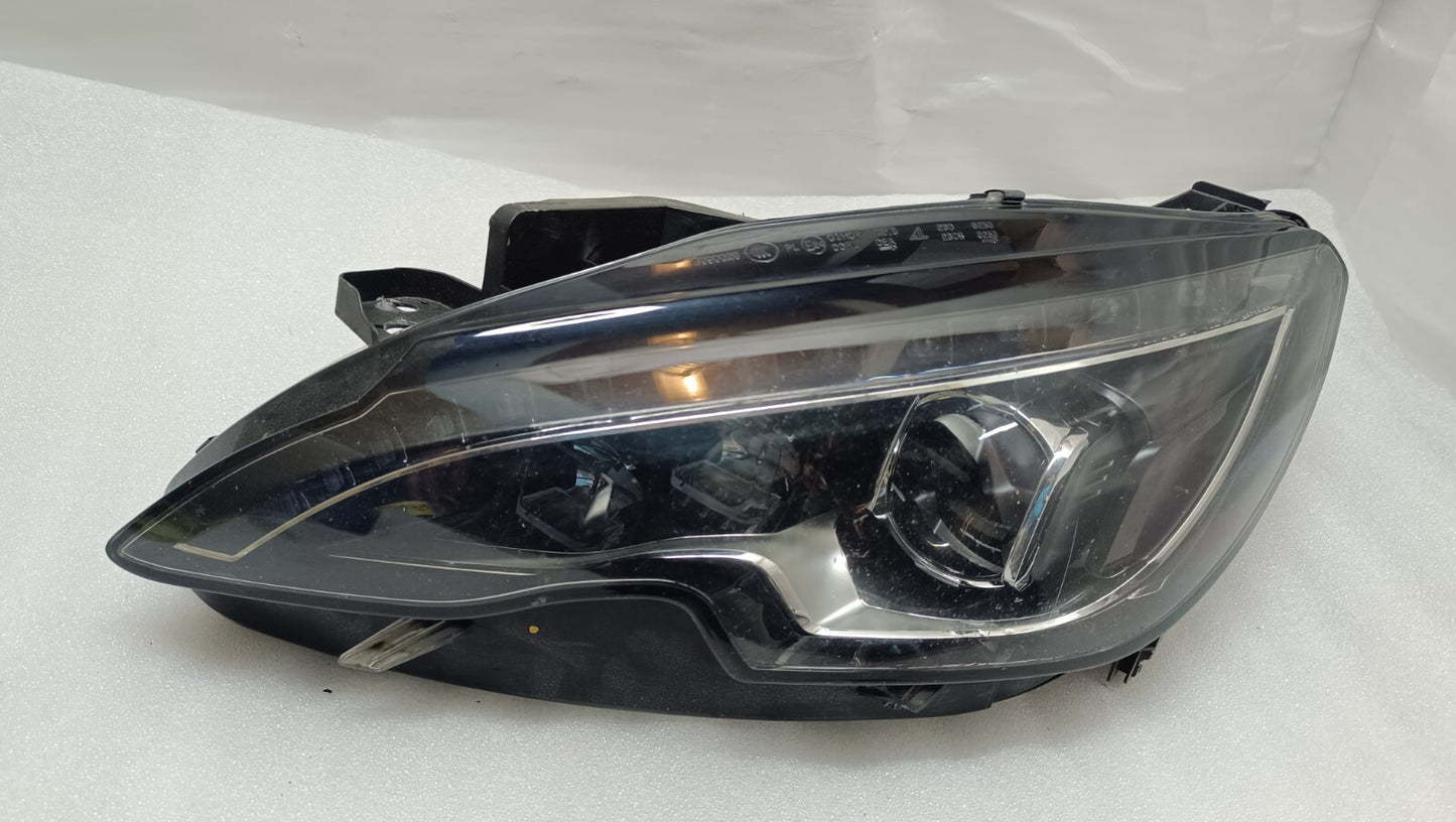 PEUGEOT 308 HEADLIGHT FRONT LEFT PASSENGER SIDE 9800546480 LED MK2 2013-17 psa96
