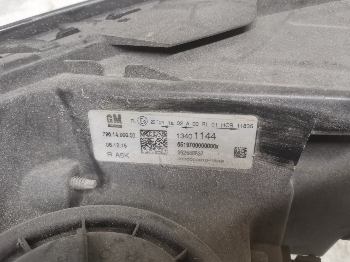 VAUXHALL ASTRA K MK5 2015-2020 DRIVERS SIDE HEADLIGHT 13401144 vxak64