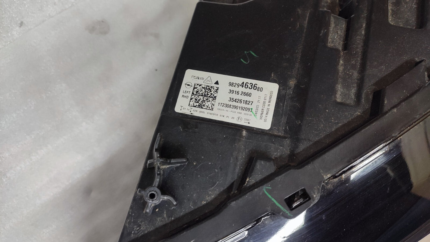 Vauxhall Corsa F Lux 20-on Full Led Headlight Passenger Side Genuine Oem vxcf87