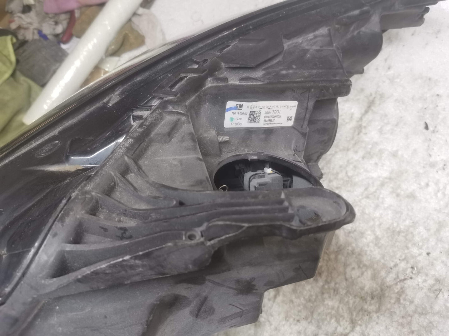 VAUXHALL ASTRA K 2015 2016 2017 2018 2019 DRIVER SIDE HEADLIGHT 39047201 vxak79