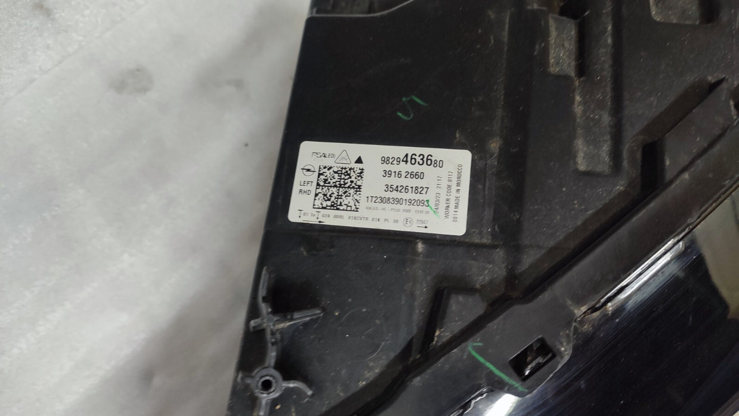 Vauxhall Corsa F Lux 20-on Full Led Headlight Passenger Side Genuine Oem vxcf87