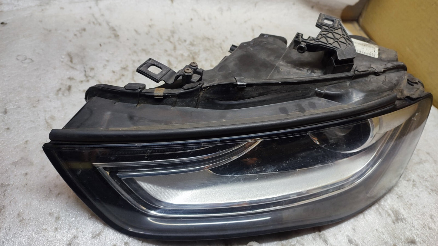 AUDI A4 B8.5 XENON HEADLIGHT FRONT LEFT PASSENGER SIDE 2012 8K0941005A aua4148