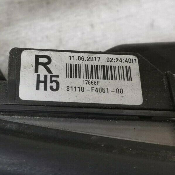 TOYOTA C-HR Right DRIVER SIDE LED HEADLIGHT 81110-F4061-00 2016-19 toch2