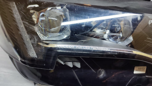 PEUGEOT 3008 5008 2021 - 2023 DRIVER SIDE LED HEADLIGHT P/N 9836230780 psa71