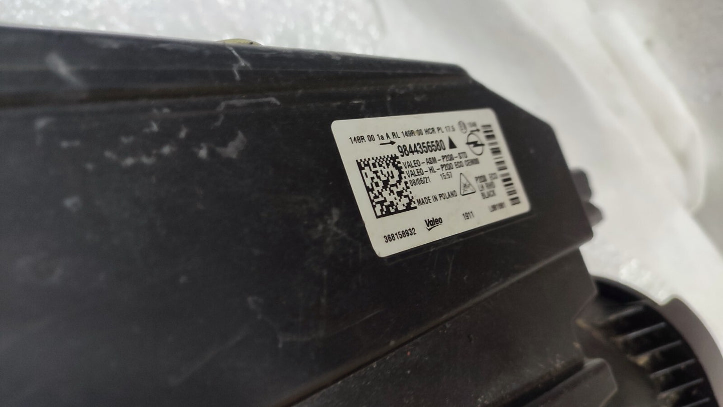 Vauxhall Mokka B Led Headlight Mk2 Left Passenger Side 2020 - 23 9844356580 v106