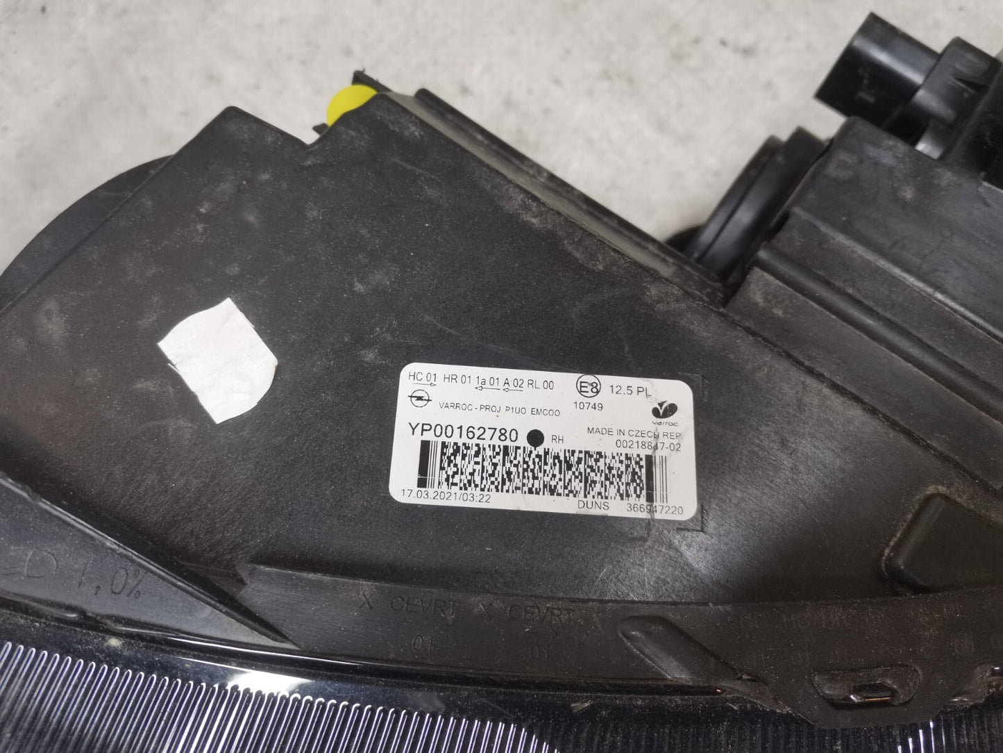 VAUXHALL GRANDLAND X HALOGEN DRIVER HEADLIGHT 2016+ yp00162780 366947220  vxgx28