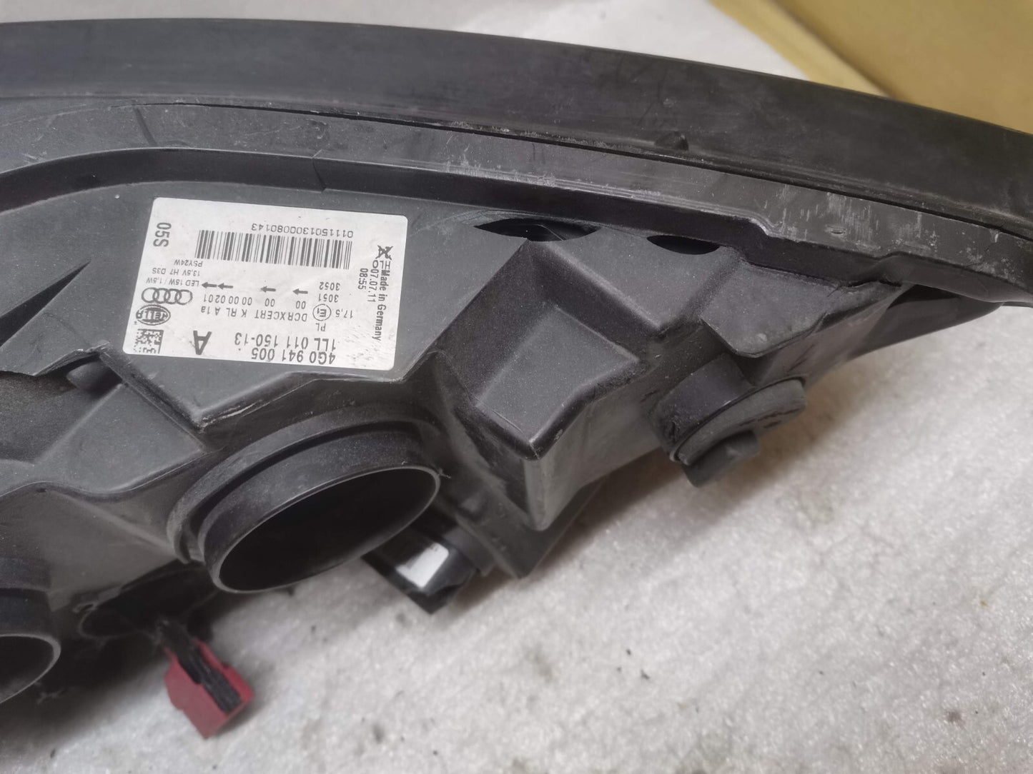 Audi A6 2012-16 Xenon LED Headlight Passenger Side LH Genuine 4g0941005 au128