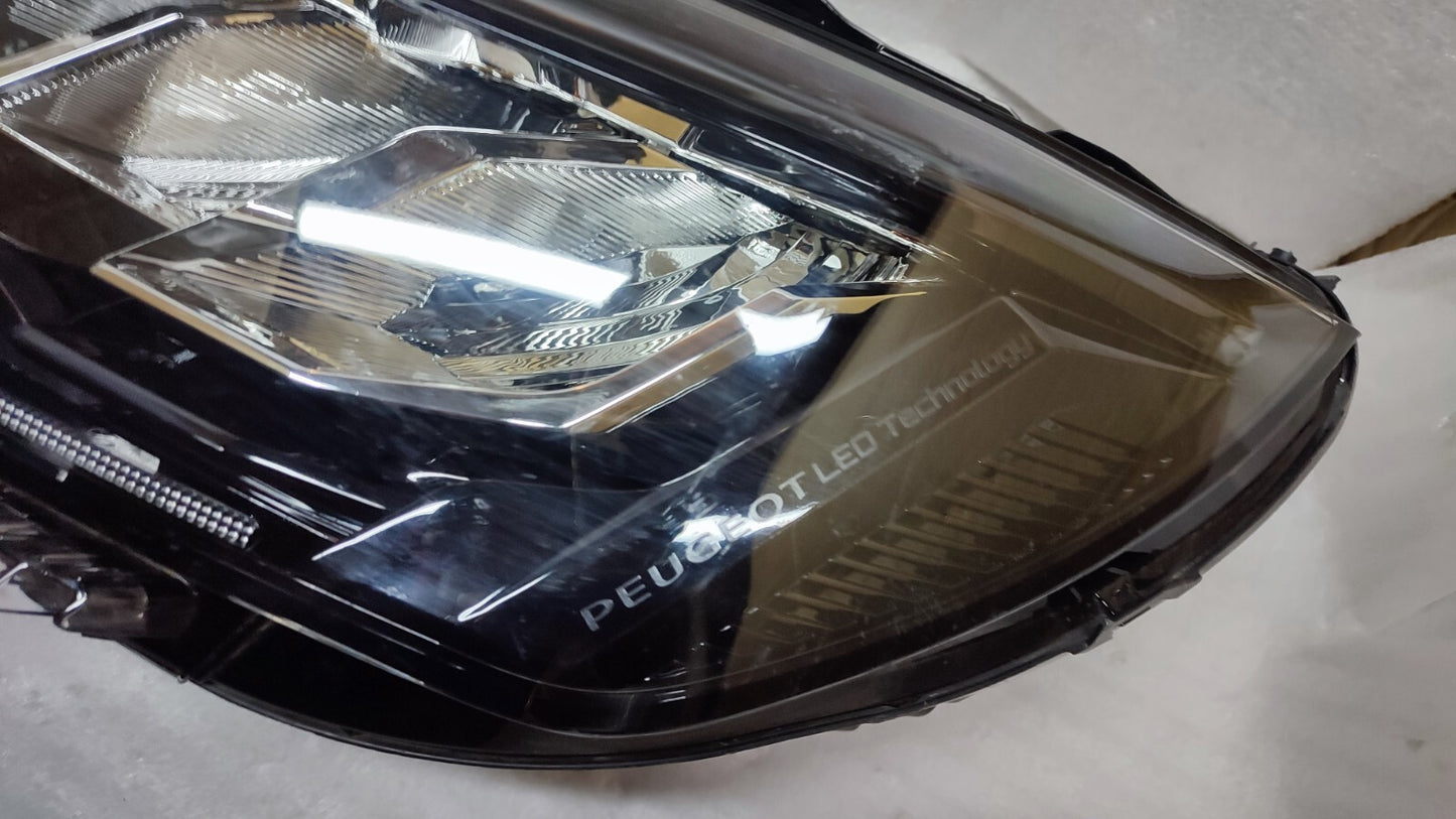 Peugeot 208 passenger headlight 9855524780 valeo 2024 psa75