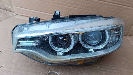BMW 4 SERIES FRONT LEFT PASSENGER XENON HEADLIGHT F32 F33 F36 2014 2018 spare 97