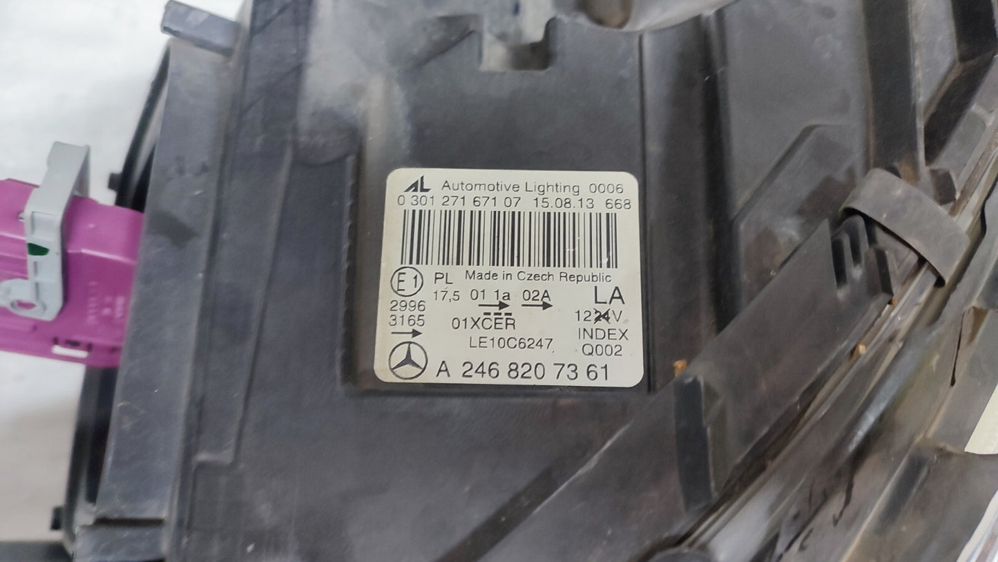 Mercedes B-Class W246 2012 - 2014 N/S Passenger Left Bi-Xenon Headlight Lamp m90