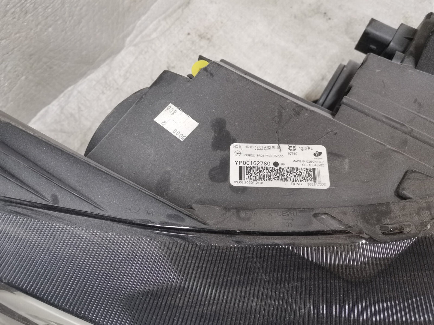 VAUXHALL GRANDLAND X LED DRIVER HEADLIGHT yp00162780 2016+ vagx26