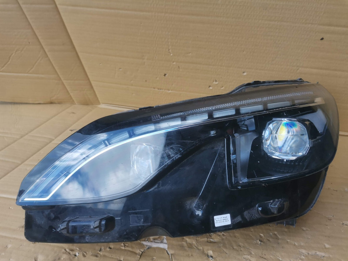 Peugeot 3008 2017-20 Left NEARSIDE headlamp Headlight 89909537 9810478780 psa22