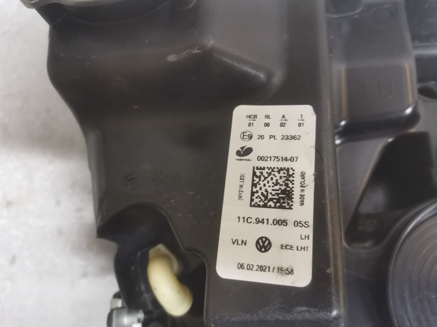 VOLKSWAGEN ID.4 ID4 11c941005a FRONT PASSENGER SIDE HEADLIGHT HEADLAMP VWId114