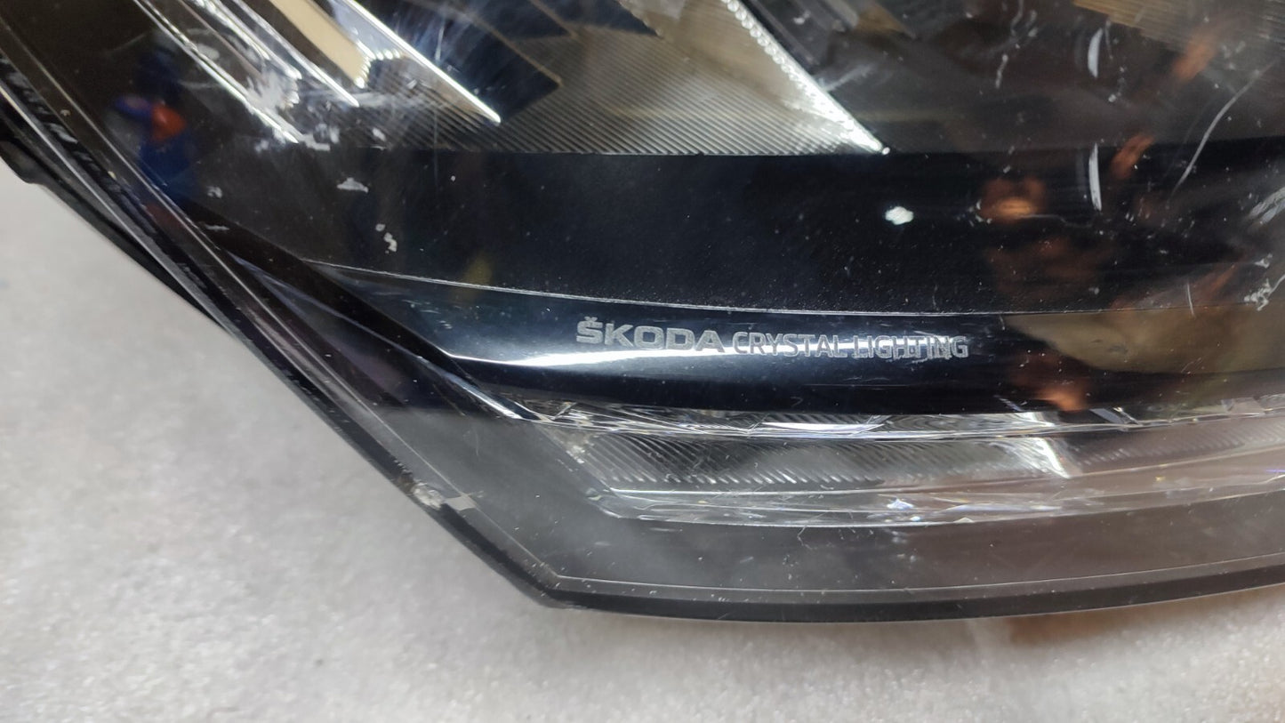 SKODA FABIA LED DRIVER HEADLAMP RIGHT HEADLIGHT O/S MK4 2021+ 6VC941016 sk84