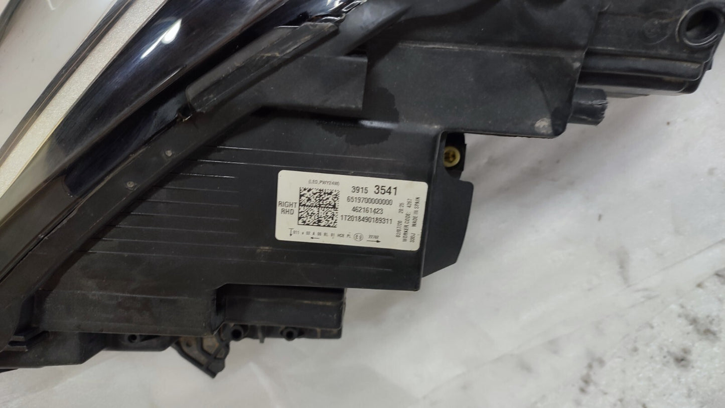 VAUXHALL CROSSLAND 2017-2021 DRIVER SIDE LED HEADLIGHT 39153541 vxcr95