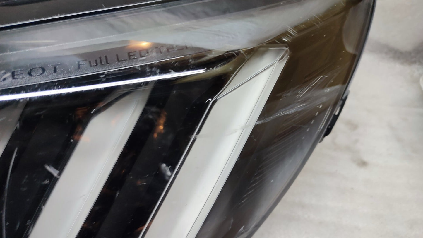 PEUGEOT 208 2020 - 2021 PASSENGER SIDE LED HEADLIGHT 9828333580 psa64