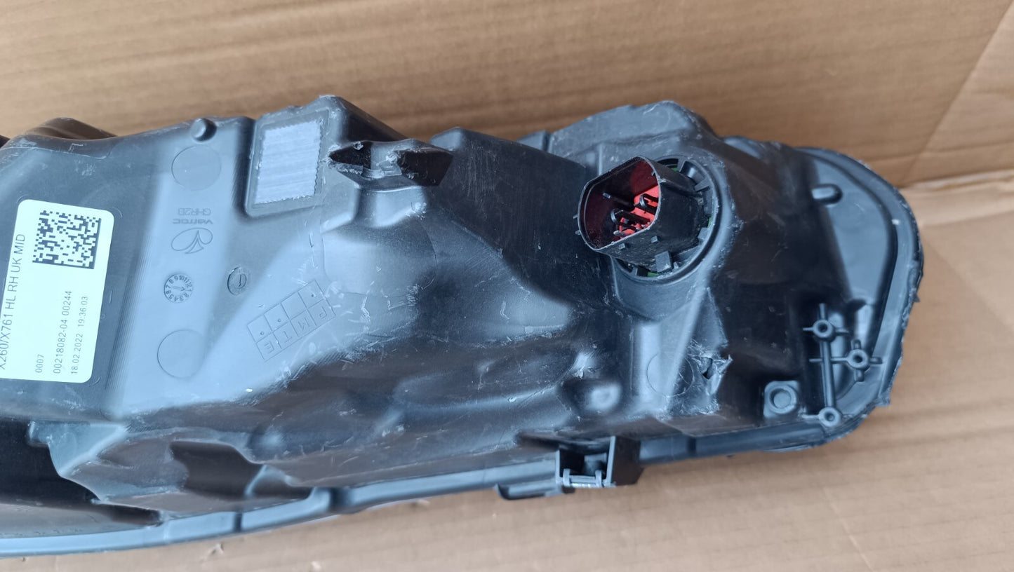 JAGUAR F PACE XF X260 X761 DRIVER SIDE LED HEADLIGHT GENUINE MK8313W029DE jlr69