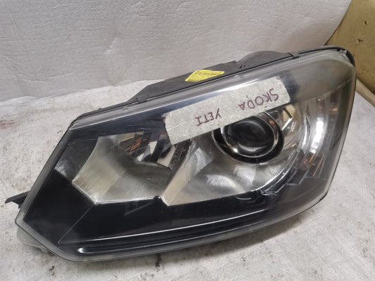 SKODA YETI 2013-17 NEARSIDE LEFT XENON LED HEADLIGHT GENUINE 5L2941015C skye38