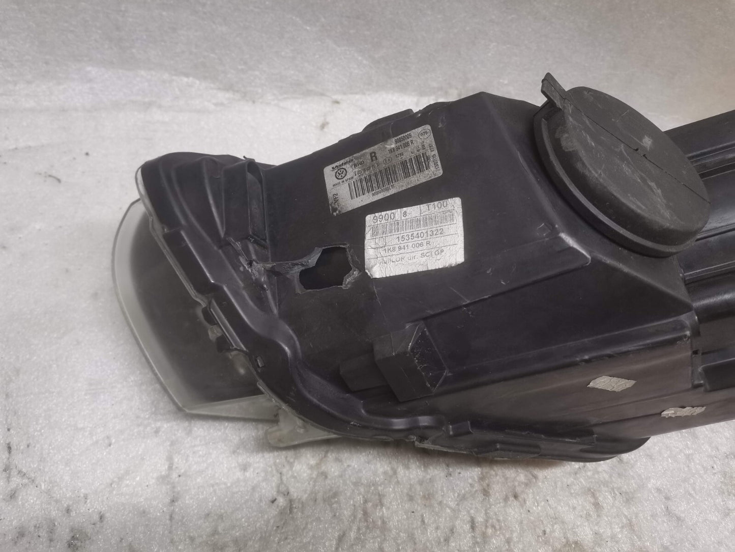 VOLKSWAGEN SCIROCCO O/S Drivers Right Front Headlight Headlamp 1K8941006R vw125