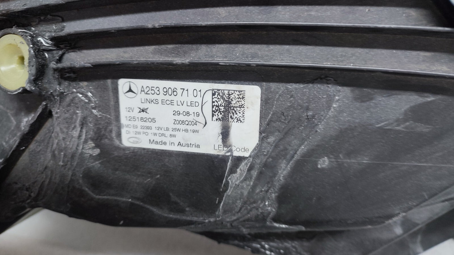 MERCEDES GLC W253 X253 PASSENGER SIDE HEADLIGHT 2019-21 A2539067101 m25395