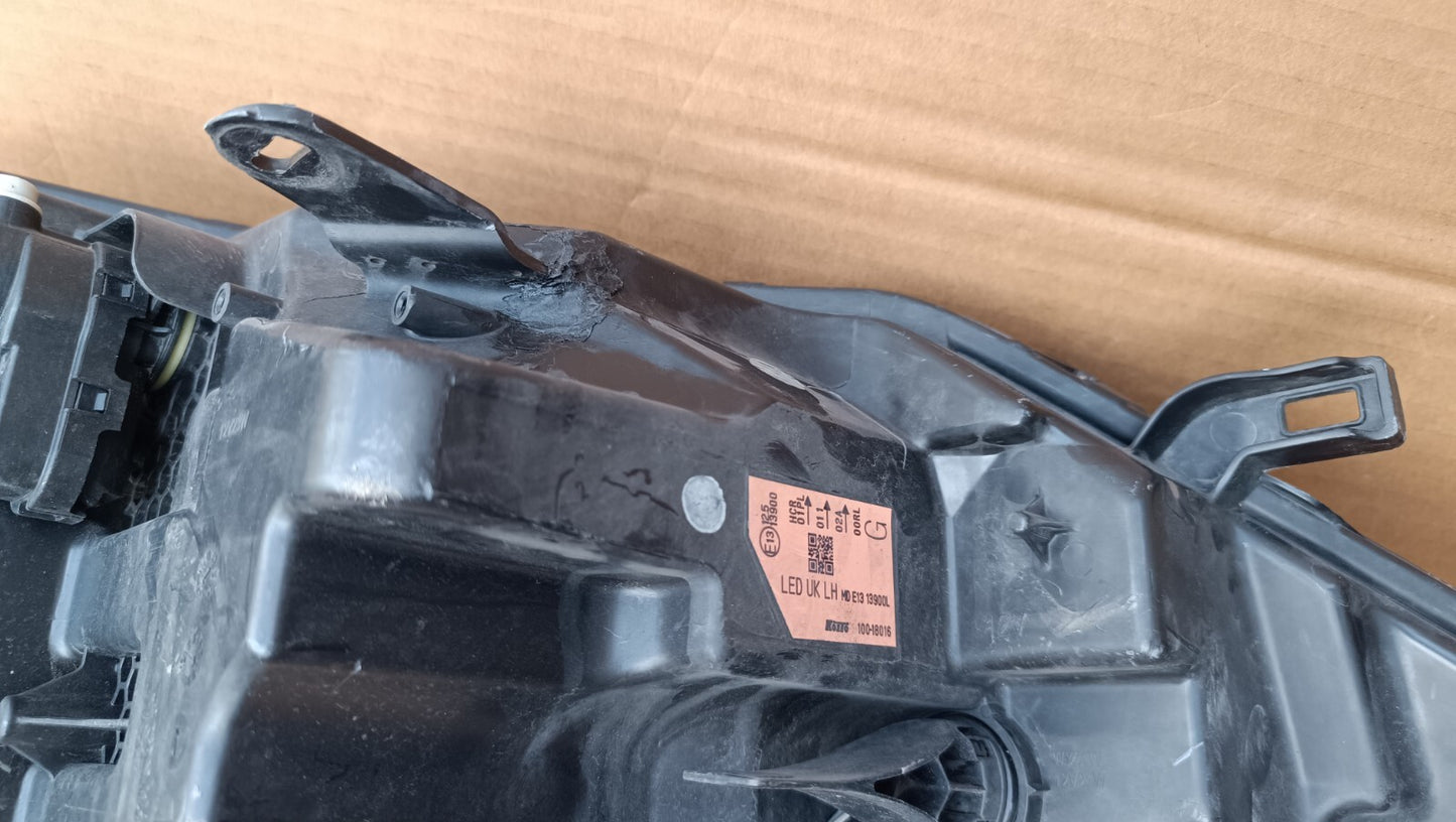 NISSAN QASHQAI Mk2 (J11) Left Passenger Side Front Headlight LED 100-18016 ni62