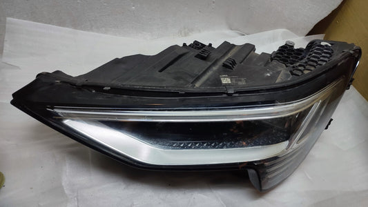 AUDI E-TRON PASSENGER SIDE LEFT LED HEADLIGHT 4KE941039A GENUINE 2018 2022 au157